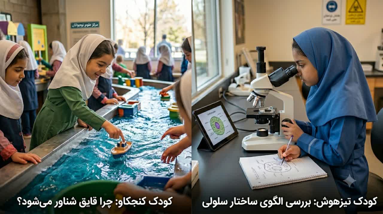 تفاوت کودک کنجکاو و تیزهوش چیست؟- آدیگان